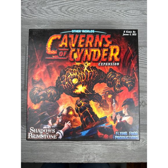 Shadows Of Brimstone: Other Worlds Caverns Of Cynder Expansion Game Case Sleeved - Picture 2 of 11